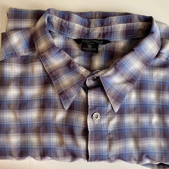 Men’s MARMOT Short Sleeve Button Down (X-Large) - Picture 7 of 8